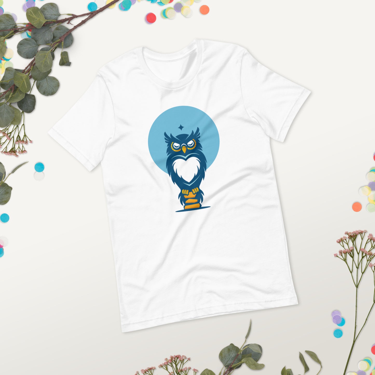 Meditating Owl - Unisex t-shirt