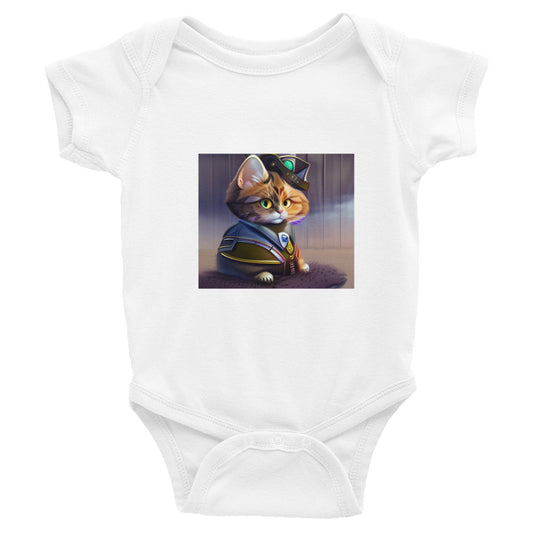 Captain kitty Infant Bodysuit