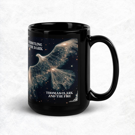 Whistling in the Dark - Black Glossy Mug