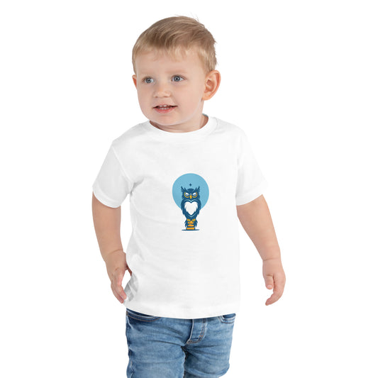 wise owl - Toddler Short Sleeve Tee