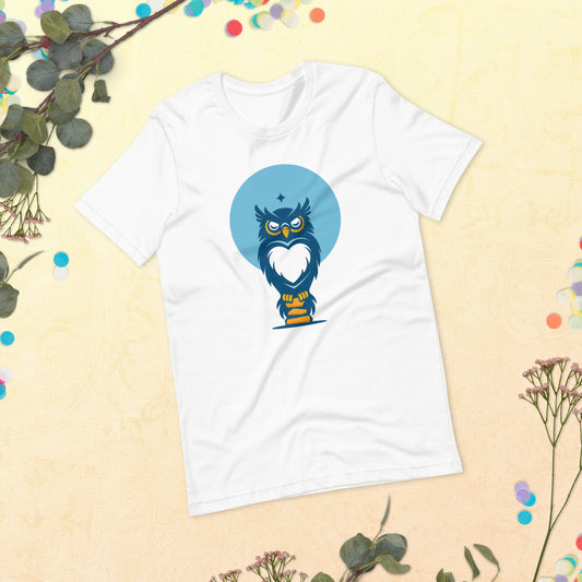 Meditating Owl - Unisex t-shirt