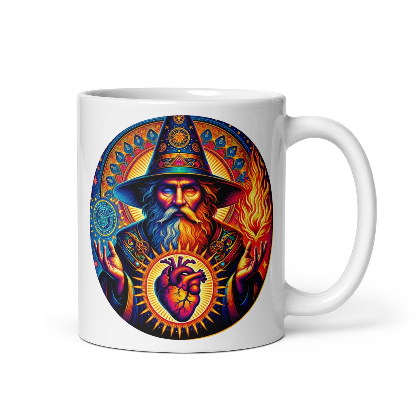 "I am a servant of the secret fire" Wizard Mug