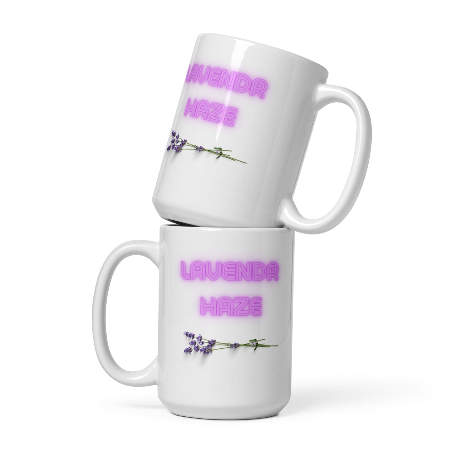 Lavender Haze - White glossy mug