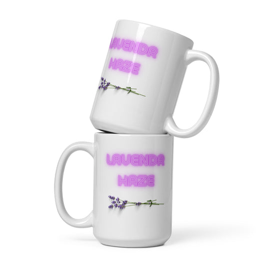 Lavender Haze - White glossy mug