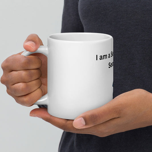 "I am a Servant of the Secret Fire" - White glossy mug